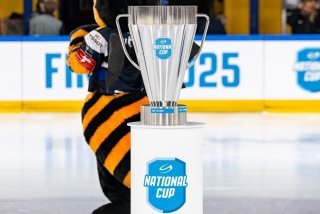 Trophée de la National Cup, remporté par la Chaux-de-Fonds lors de l'édition 2024/2025